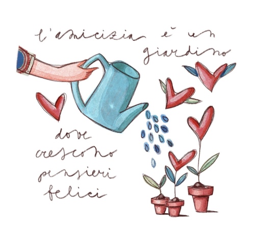 Federica Porro - L'amicizia &egrave; un giardino dove crescono pensieri felici